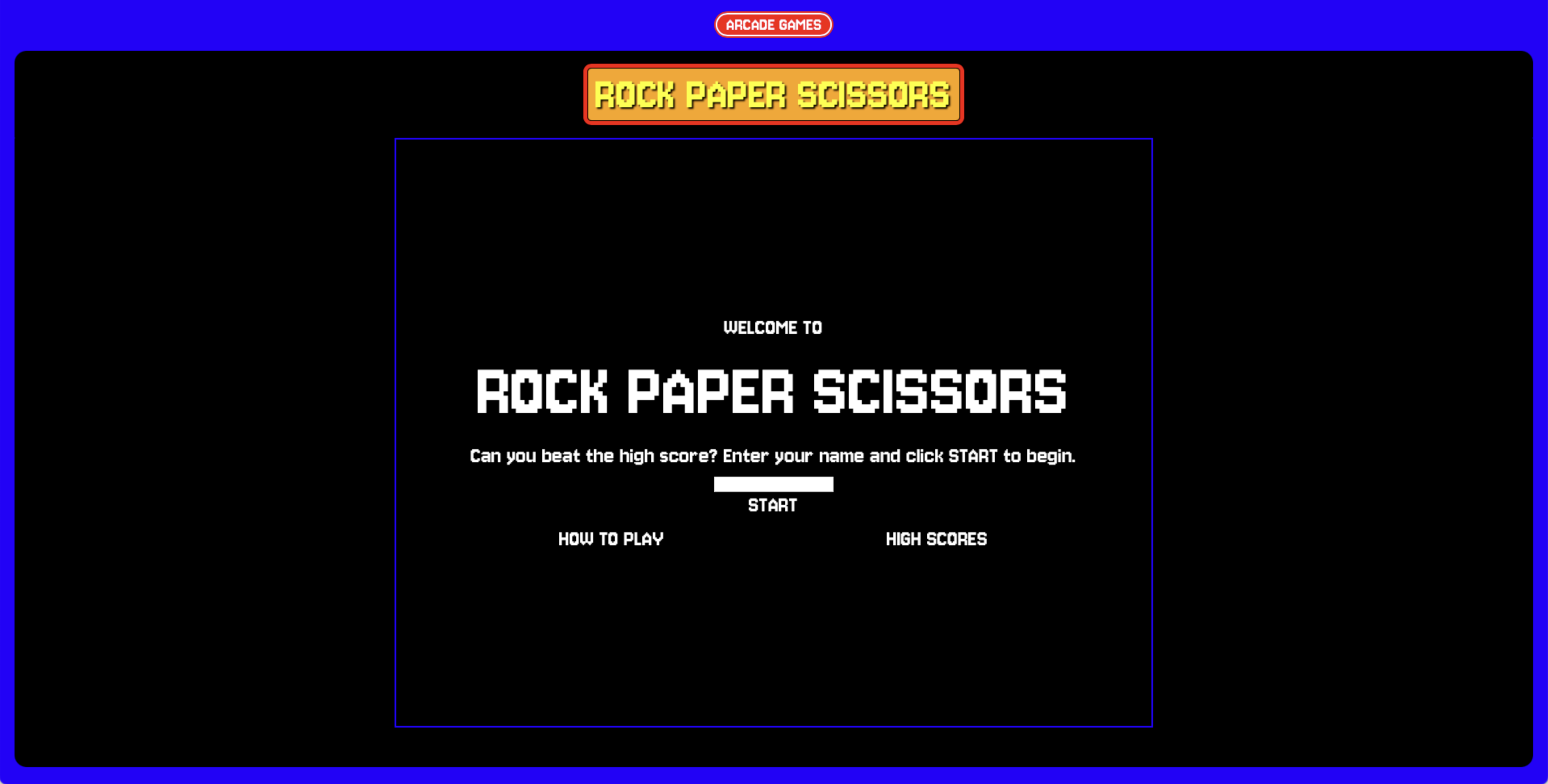 Rock Paper Scissors Project