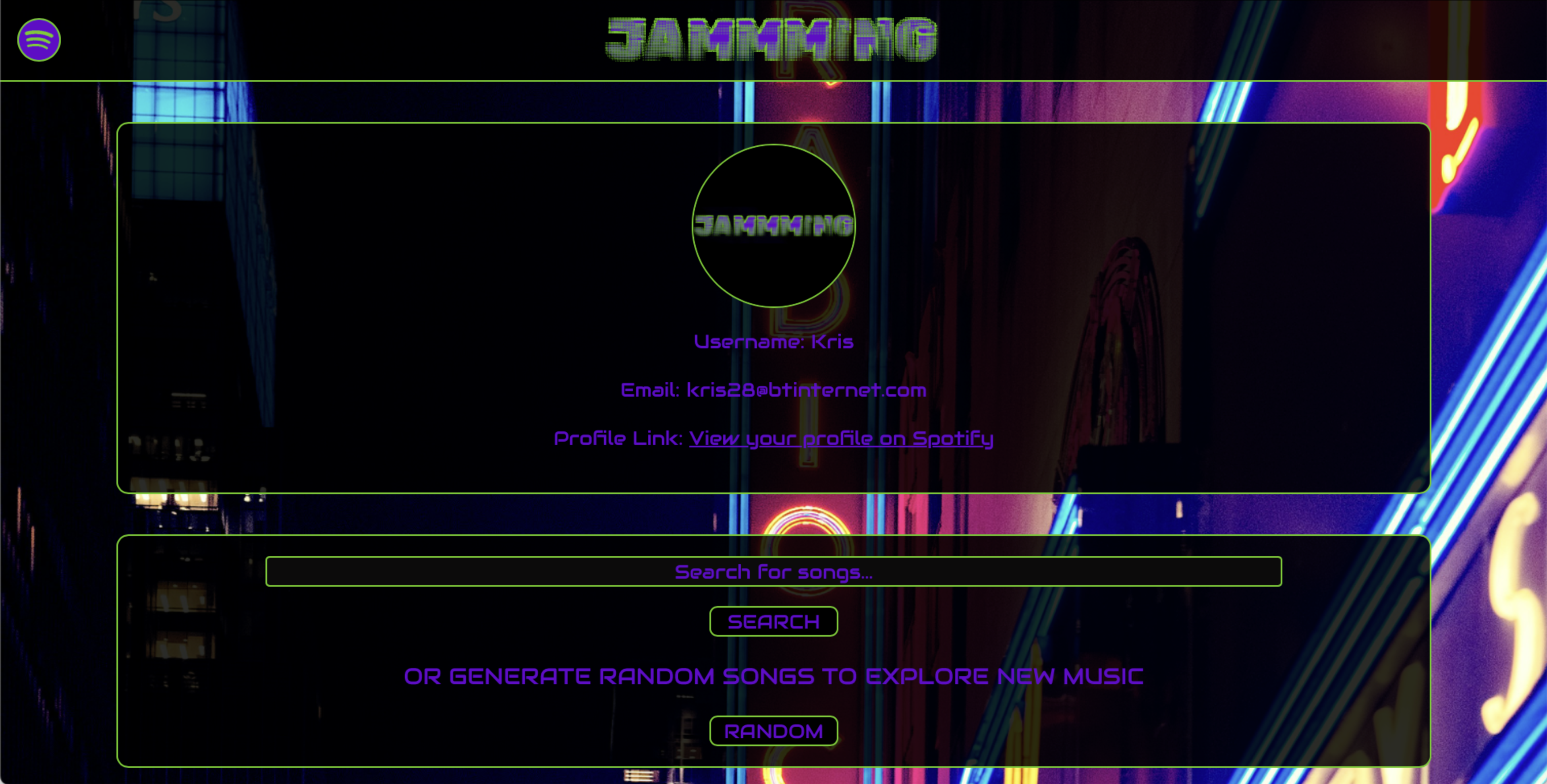 Jammming Project